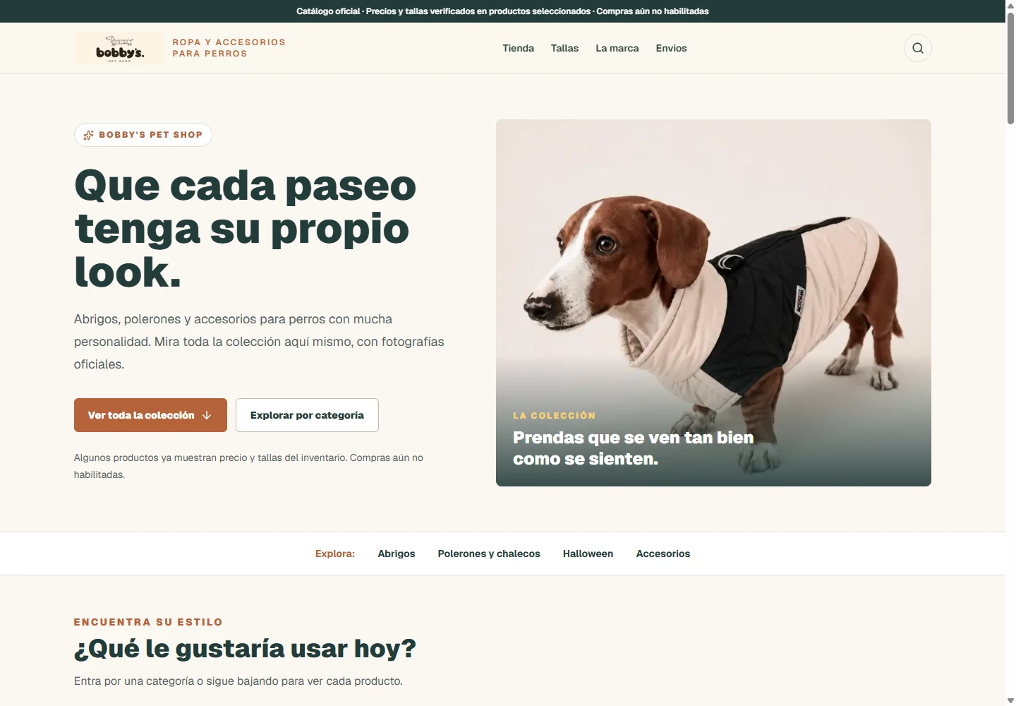 Proyecto Bobby’s Pet Shop